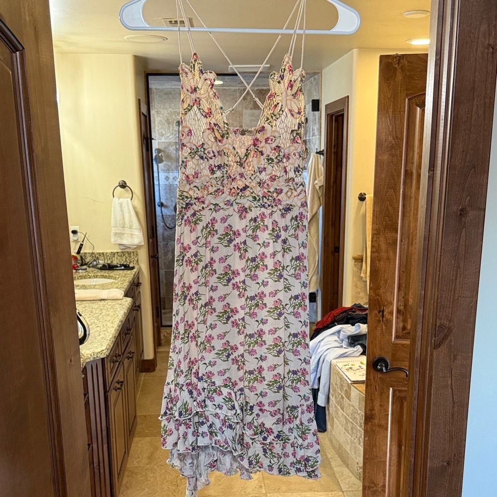 Floral Spaghetti Strap Dress